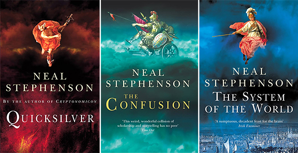 Books from Neal Stephenson's serires The Baroque Cvcle