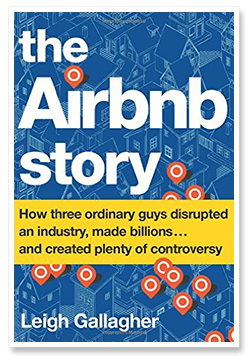 The Airbnb Story by Leigh Gallagher - book cover